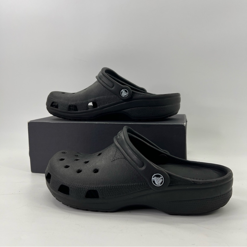 CROCS Classic Black Clog Mule